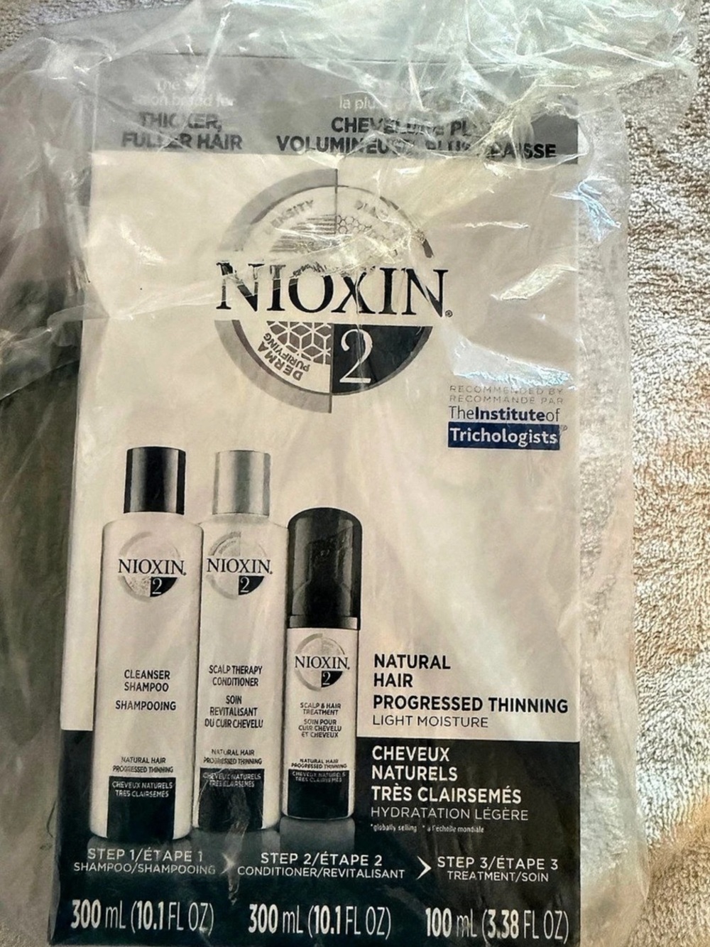 Nioxin System Kit 2 Hair Thickening Treatment Kit NWT